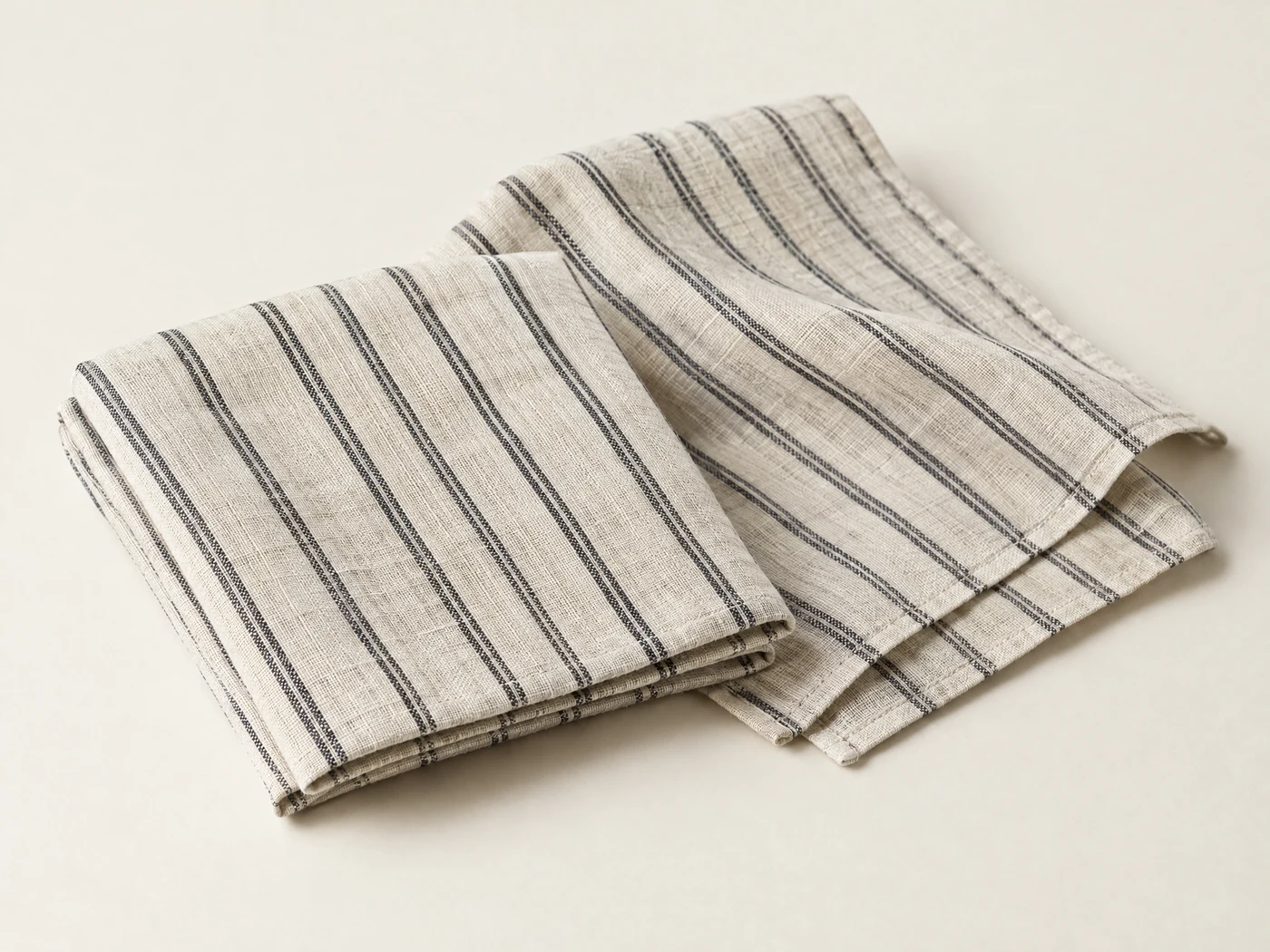 Linen Woven Handkerchief — Striped — illustrative image
